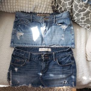 Lot of hollister skirts size 3